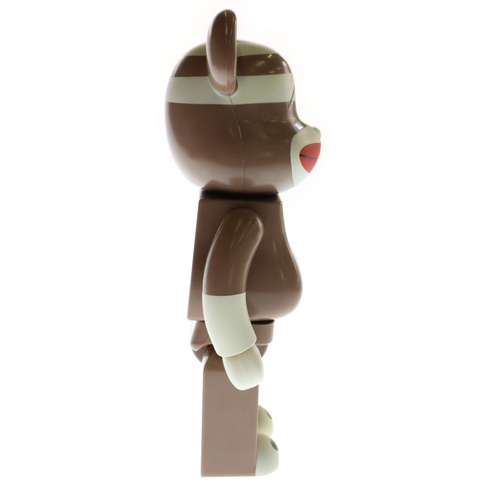 MEDICOM TOY(メディコムトイ) BE@RBRICK マゴリアムおじさんの不思議なおもちゃ屋 SOCK MONKEY 400% ベアブリック ソックモンキー 人形 フィギュア ブラウン