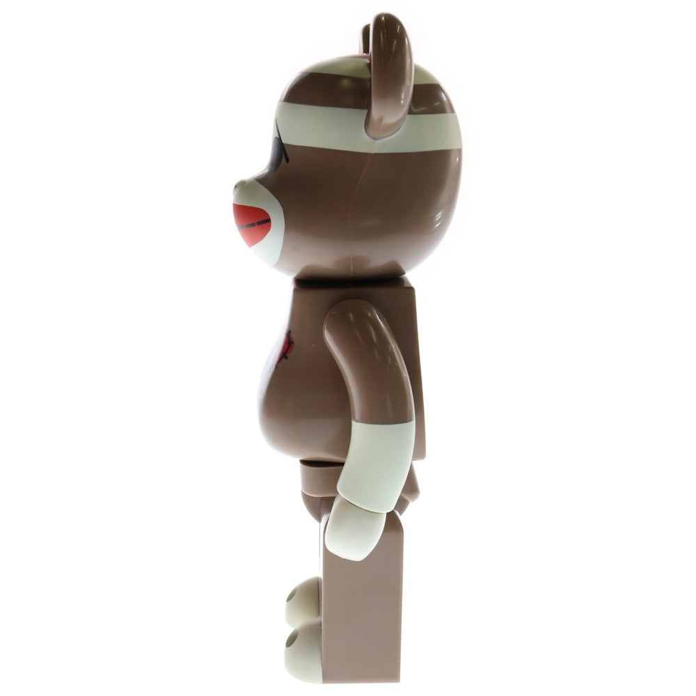 MEDICOM TOY(メディコムトイ) BE@RBRICK マゴリアムおじさんの不思議なおもちゃ屋 SOCK MONKEY 400% ベアブリック ソックモンキー 人形 フィギュア ブラウン