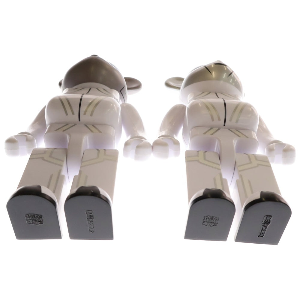 MEDICOM TOY(メディコムトイ) BE@RBRICK DUFT PUNK TRON LEGACY 400%400% ベアブリック ダフトパンク トロンレガシー 人形 フィギュア ホワイト/シルバー
