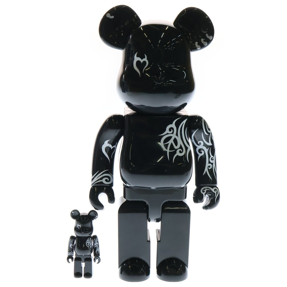 MEDICOM TOY(メディコムトイ) BE@RBRICK JWYED 2nd 400%&100% ベアブリック ジェイド 人形 フィギュア ブラック