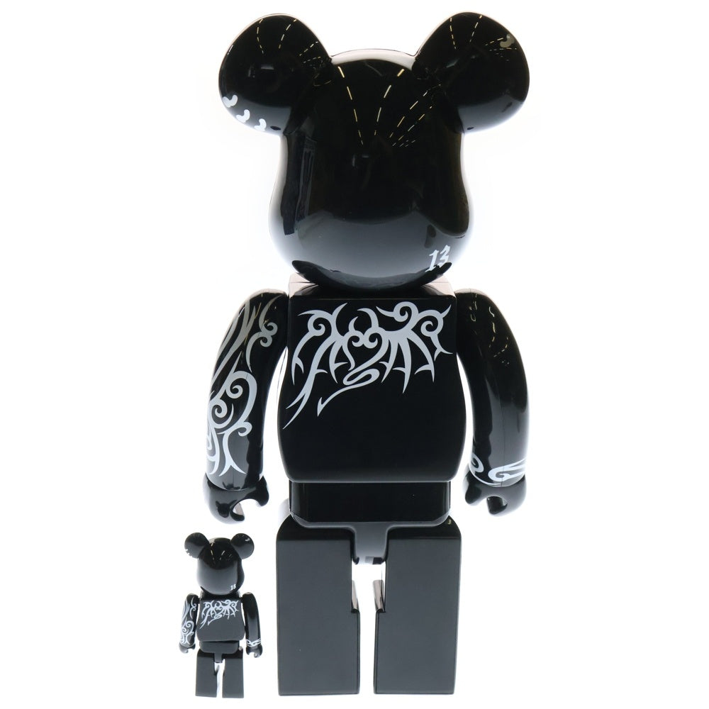 MEDICOM TOY(メディコムトイ) BE@RBRICK JWYED 2nd 400%&100% ベアブリック ジェイド 人形 フィギュア ブラック