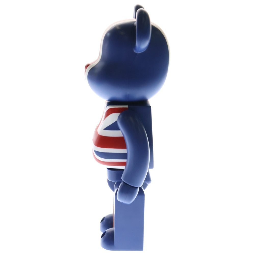 MEDICOM TOY(メディコムトイ) BE@RBRICK UNION JACK 400% ベアブリック ユニオンジャック 人形 フィギュア ブルー/レッド