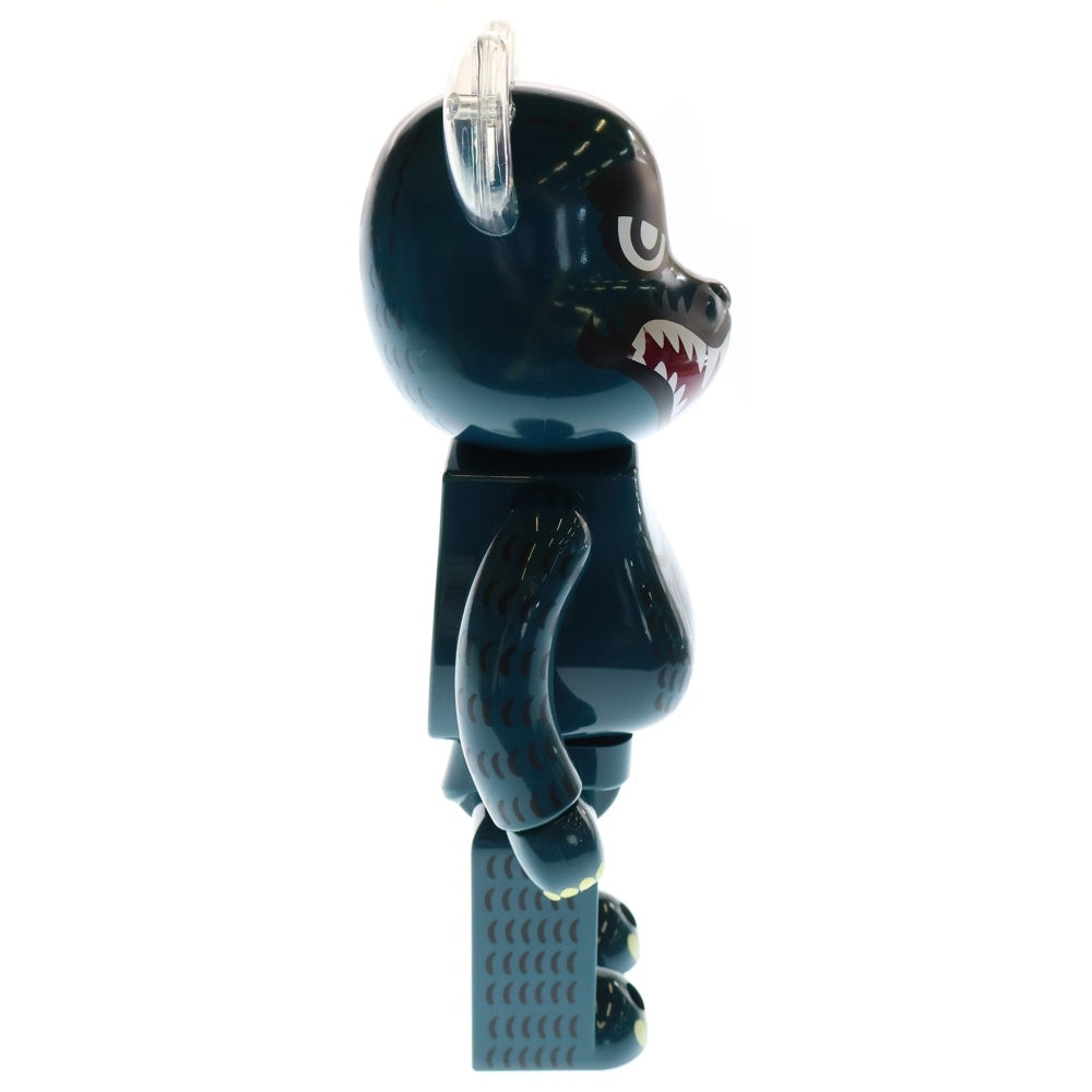 MEDICOM TOY(メディコムトイ) BE@RBRICK ×ゴジラ 60周年記念 400% ベアブリック 人形 フィギュア ネイビー