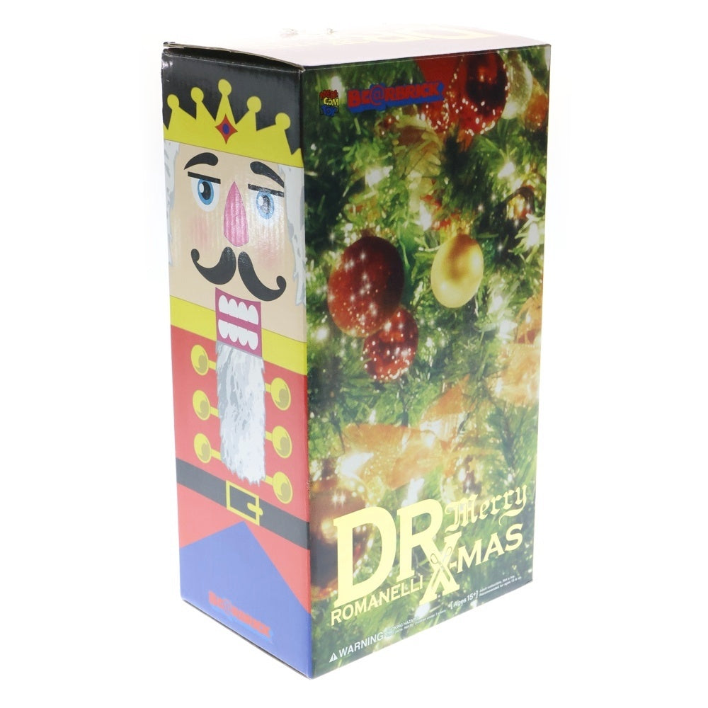 MEDICOM TOY(メディコムトイ) BE@RBRICK DRX-MAS ROMANELLI NUTCRACKER 400% ベアブリック ロマネリ メリークリスマス くるみ割り人形 フィギュア 人形 マルチ