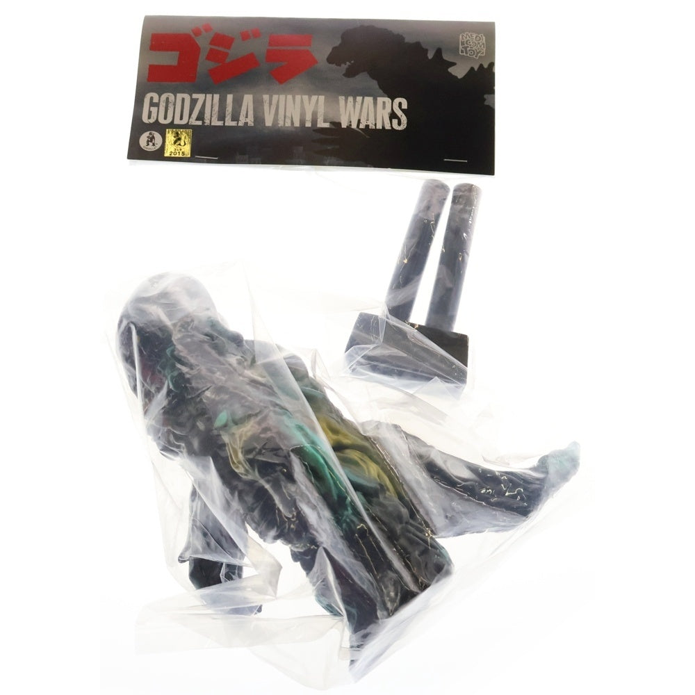 MEDICOM TOY(メディコムトイ) 2015 GODZILLA VINYL WARS ヘドラ ベアモデル 上陸期 ソフビ フィギュア 人形 ブラック/マルチ