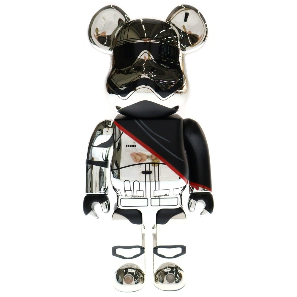 MEDICOM TOY(メディコムトイ) BE@RBRICK STAR WARS CAPTAIN PHASMA 400% ベアブリック スターウォーズ キャプテンファズマ 人形 フィギュア シルバー/ブラック