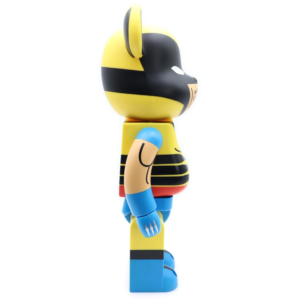 MEDICOM TOY(メディコムトイ) 2014年 BE@RBRICK MARVEL X-MEN WOLVERINE 400% ベアブリック マーベル エックスメン ウルヴァリン 初代 人形 フィギュア イエロー
