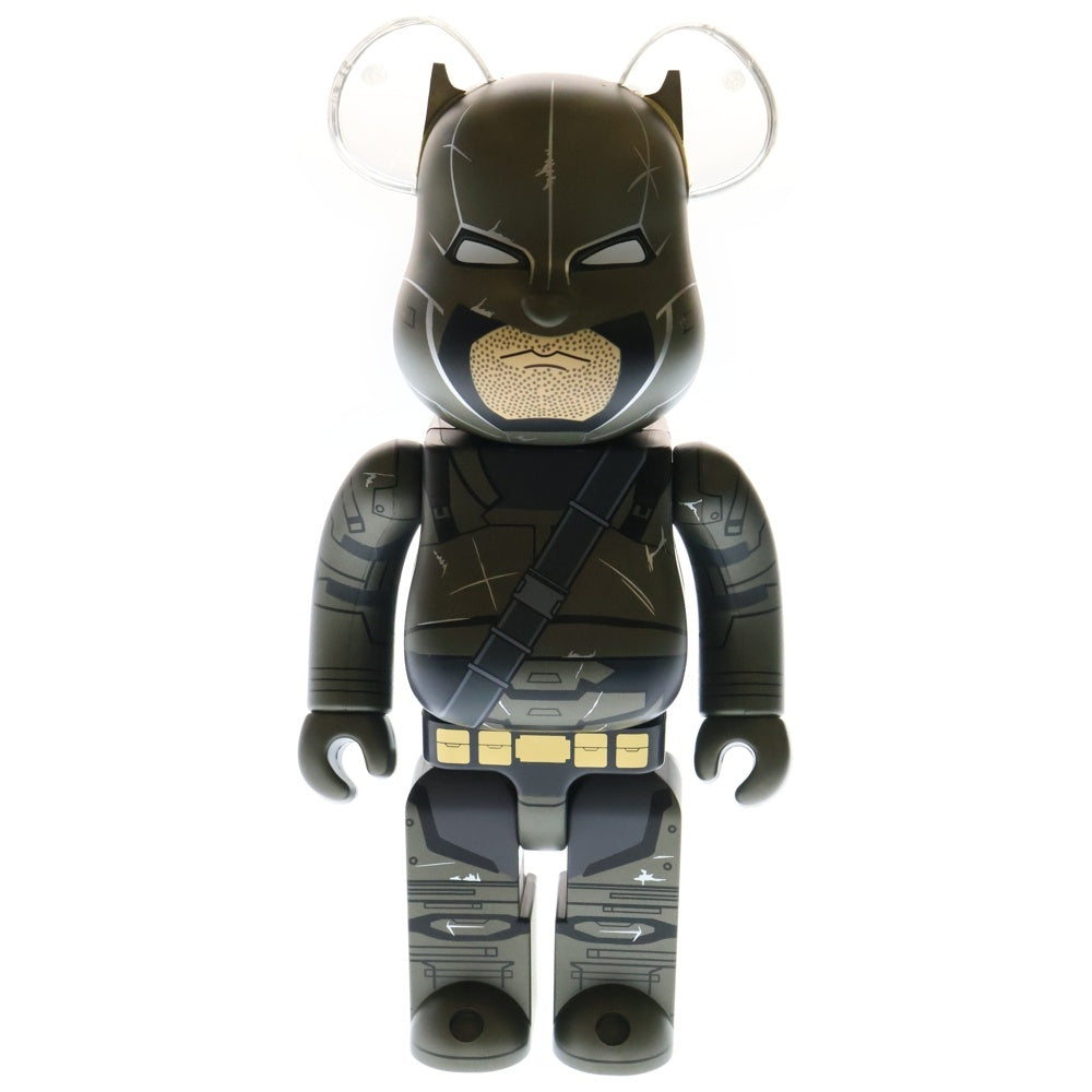 MEDICOM TOY(メディコムトイ) BE@RBRICK ARMORED BATMAN 400% ベアブリック アーマード バットマン 人形 フィギュア グレー