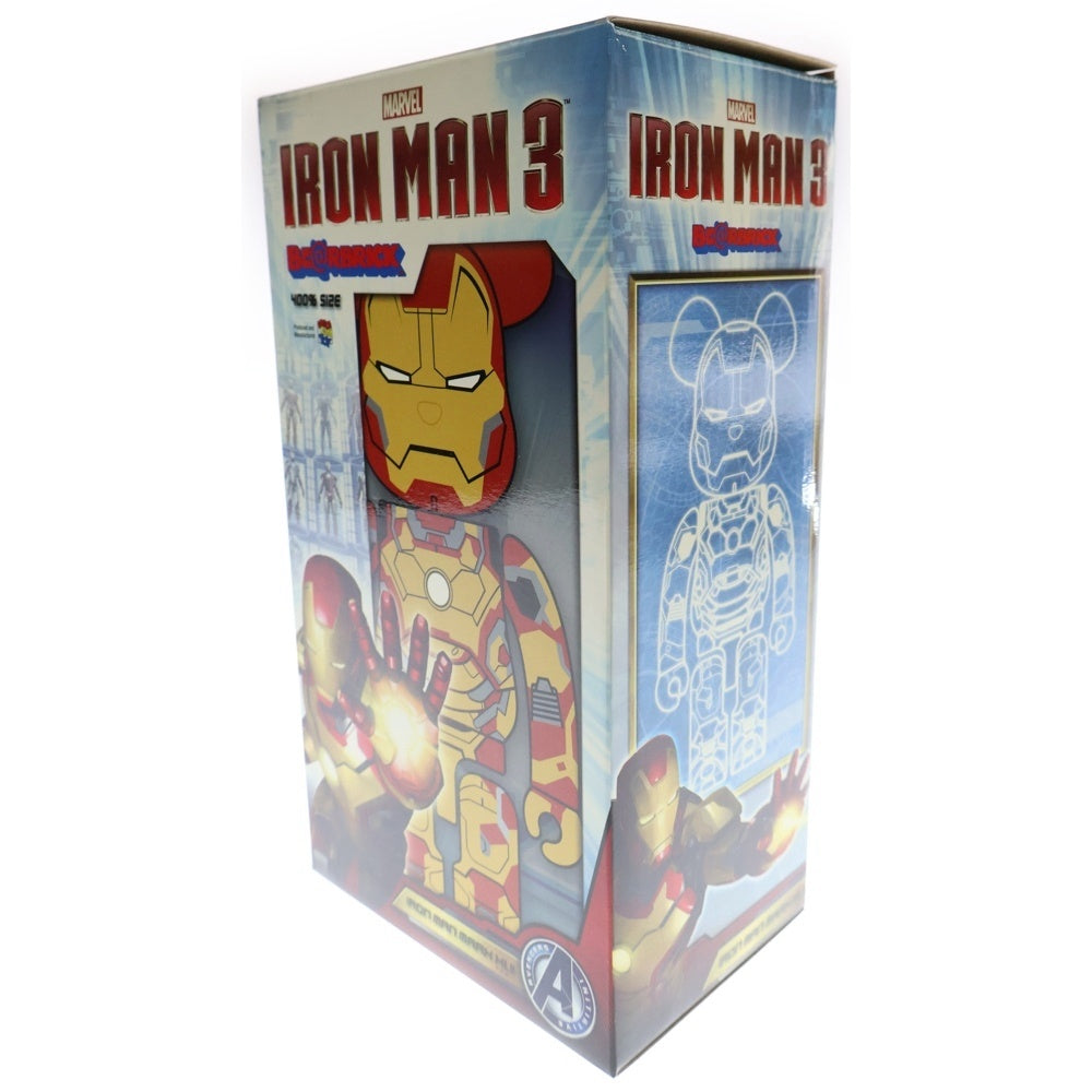 MEDICOM TOY(メディコムトイ) BE@RBRICK MARVEL IRON MAN 3 IRON MAN MARK XLII 400% ベアブリック マーベル アイアンマン3 マーク42 人形 フィギュア レッド