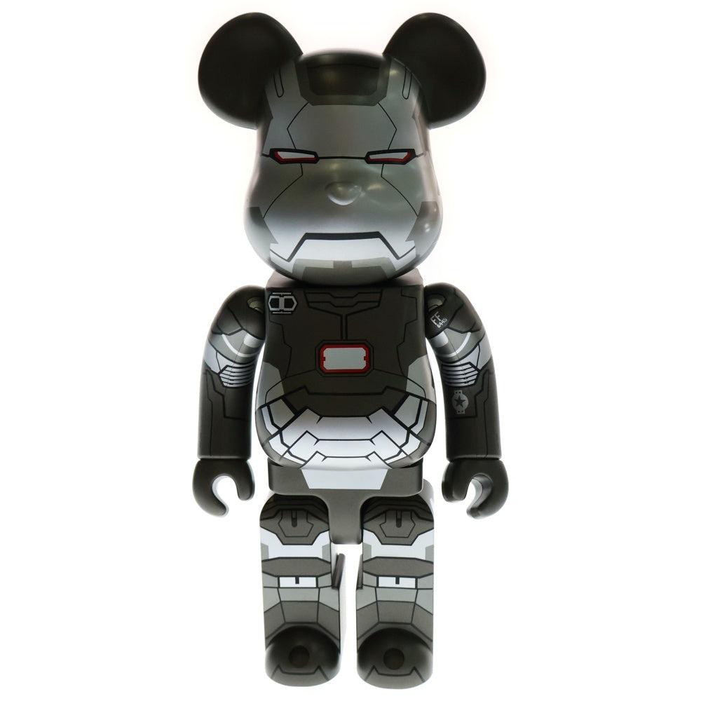 MEDICOM TOY(メディコムトイ) BE@RBRICK MARVEL IRON MAN 3 WAR MACHINE 400% ベアブリック マーベル アイアンマン3 ウォーマシン 人形 フィギュア グレー