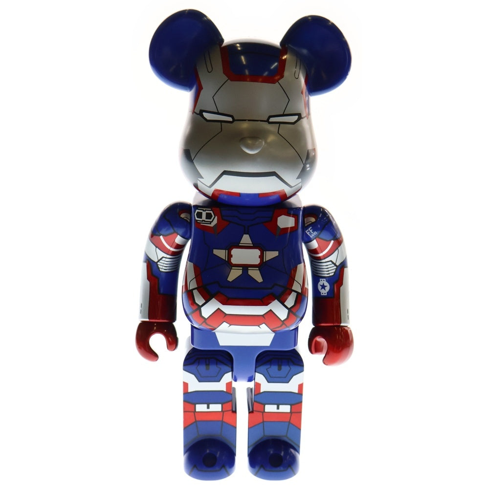 MEDICOM TOY(メディコムトイ) BE@RBRICK MARVEL IRON MAN 3 IRON PATRIOT 400% ベアブリック マーベル アイアンマン3 アイアンパトリオット 人形 フィギュア ブルー