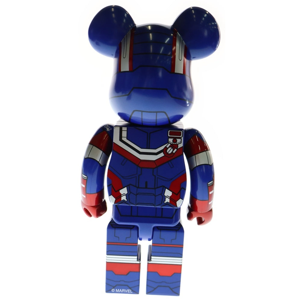 MEDICOM TOY(メディコムトイ) BE@RBRICK MARVEL IRON MAN 3 IRON PATRIOT 400% ベアブリック マーベル アイアンマン3 アイアンパトリオット 人形 フィギュア ブルー