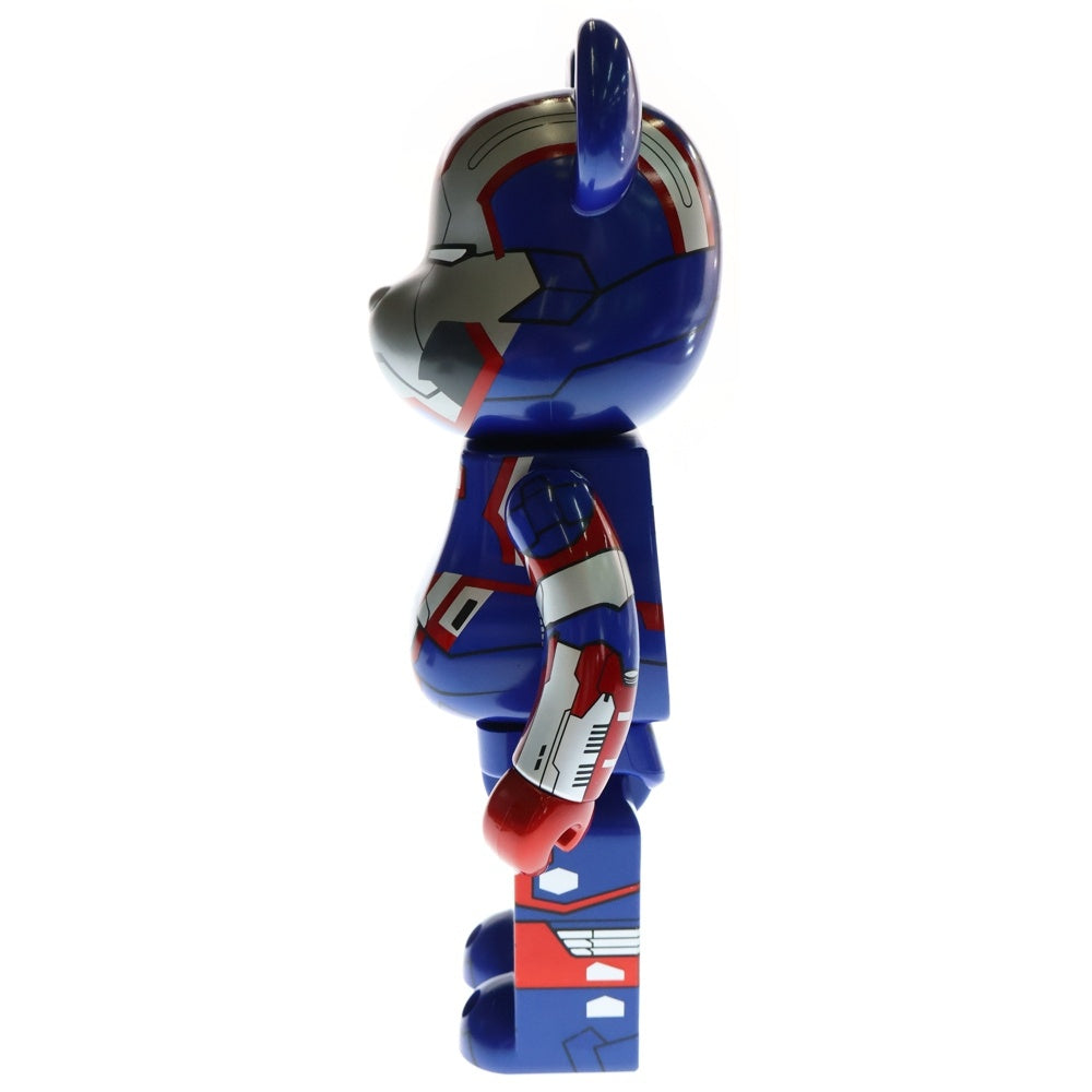 MEDICOM TOY(メディコムトイ) BE@RBRICK MARVEL IRON MAN 3 IRON PATRIOT 400% ベアブリック マーベル アイアンマン3 アイアンパトリオット 人形 フィギュア ブルー