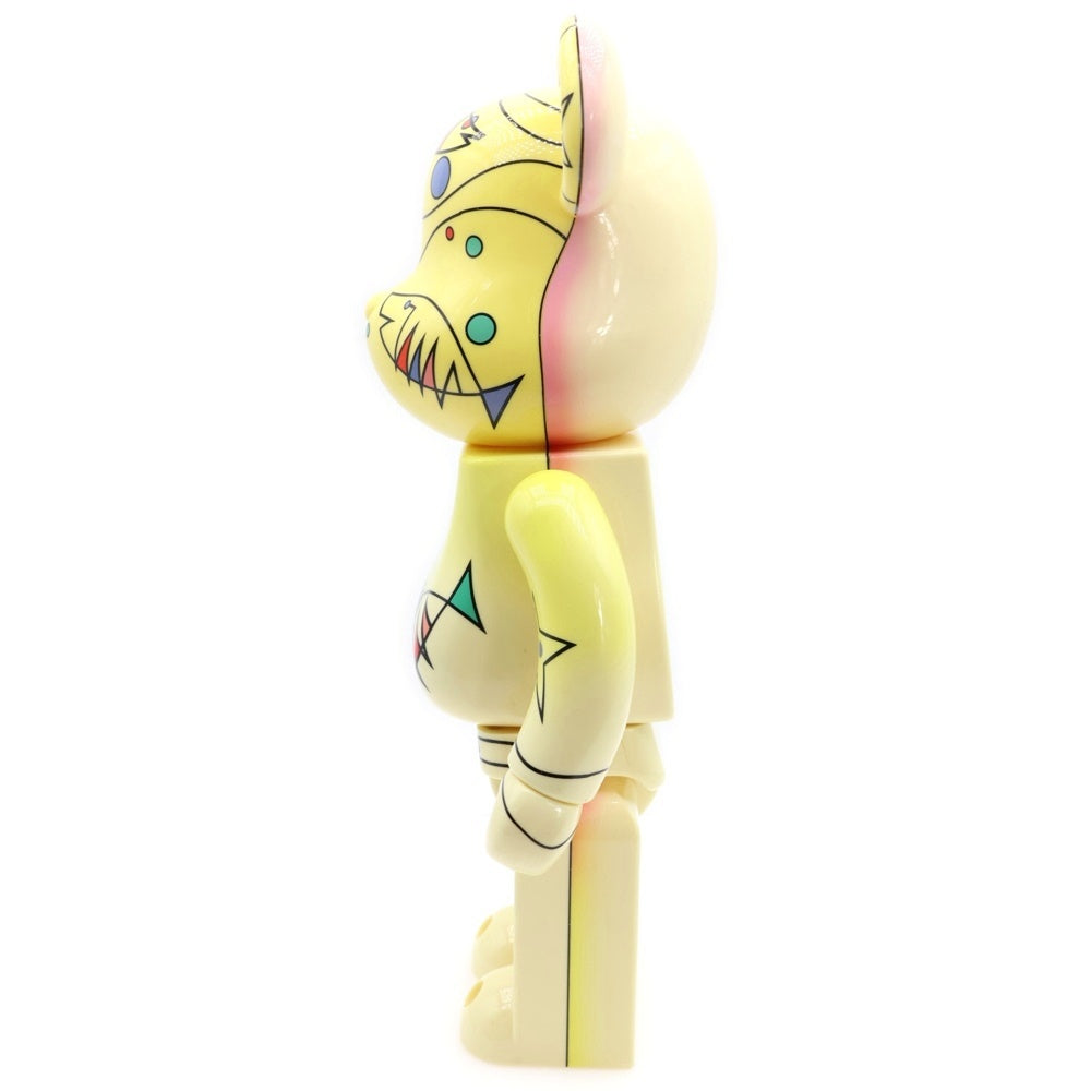 MEDICOM TOY(メディコムトイ) BE@RBRICK WORLDWIDE TOUR2 STUSSY 400% ベアブリック ワールドワイドツアー2 ステューシー 人形 フィギュア イエロー