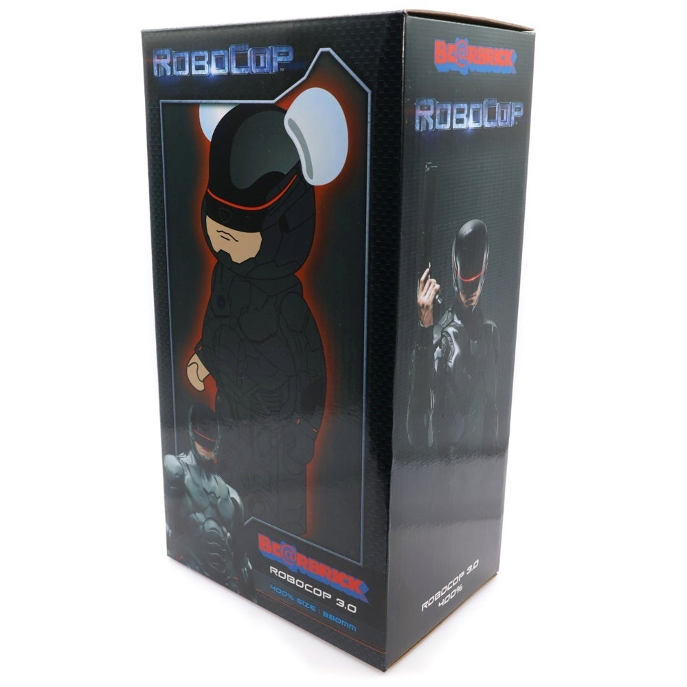 MEDICOM TOY(メディコムトイ) BE@RBRICK ROBOCOP 3.0 400% ベアブリック ロボコップ3.0 人形 フィギュア ブラック