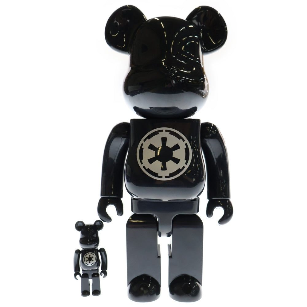 MEDICOM TOY(メディコムトイ) BE@RBRICK STAR WARS IMPERIAL 400%&100% ベアブリック スターウォーズ インペリアル 人形 フィギュア ブラック