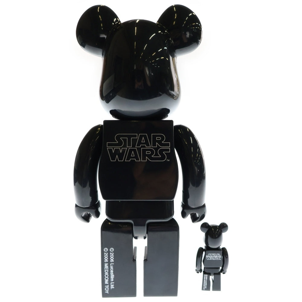 MEDICOM TOY(メディコムトイ) BE@RBRICK STAR WARS IMPERIAL 400%&100% ベアブリック スターウォーズ インペリアル 人形 フィギュア ブラック