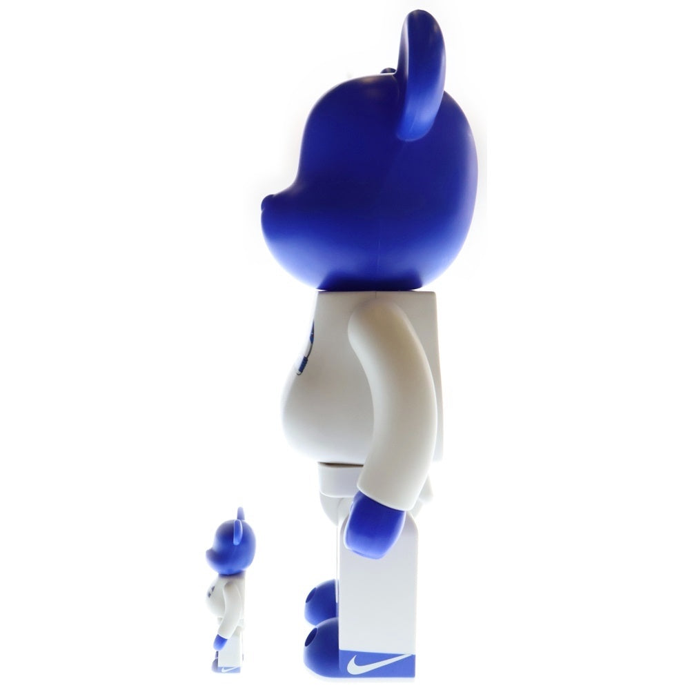 MEDICOM TOY(メディコムトイ) BE@RBRICK NIKE LUNAR FORCE 1 400%&100% ベアブリック ナイキ ルナフォース1 AIR FORCE 1 30周年記念 人形 フィギュア ブルー/ホワイト