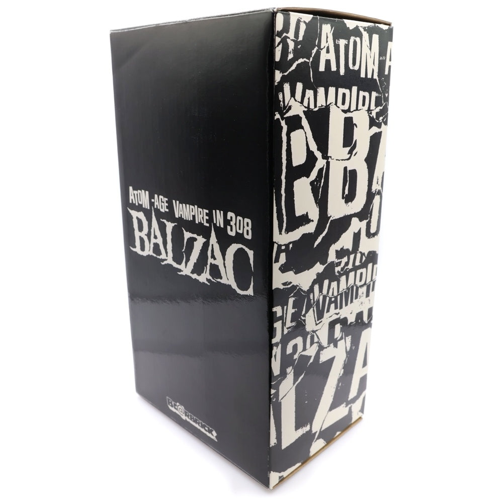 MEDICOM TOY(メディコムトイ) BE@RBRICK BALZAC ATOM AGE VAMPIRE IN 308 400% ベアブリック バルザック アトムエイジ ヴァンパイアイン308 人形 フィギュア ブラック/ホワイト