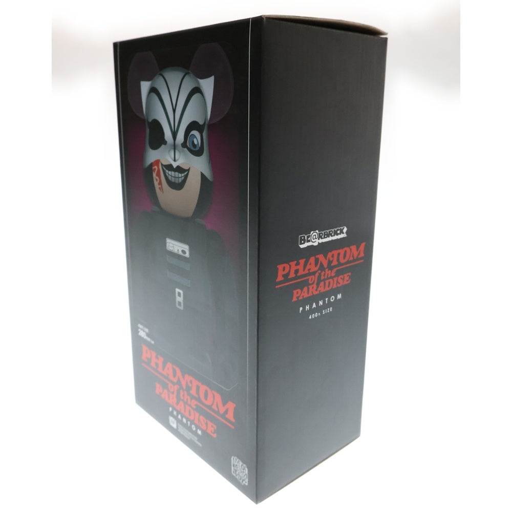 MEDICOM TOY(メディコムトイ) BE@RBRICK PHANTOM OF THE PARADISE 400% ベアブリック ファントム オブザ パラダイス 人形 フィギュア ブラック