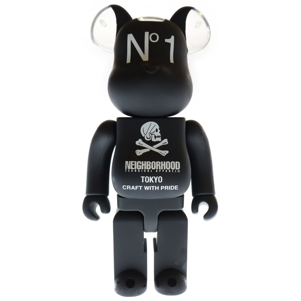 MEDICOM TOY(メディコムトイ) BE@RBRICK NEIGHBORHOOD TOKYO CRAFT WITH PRIDE 400% ベアブリック ネイバーフッド 東京クラフト ウィズプライド 人形 フィギュア ブラック