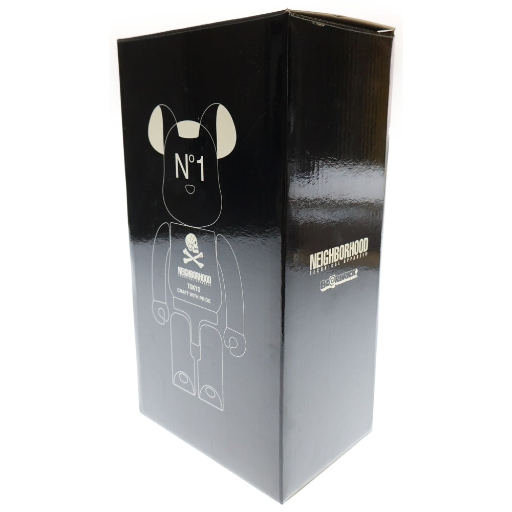 MEDICOM TOY(メディコムトイ) BE@RBRICK NEIGHBORHOOD TOKYO CRAFT WITH PRIDE 400% ベアブリック ネイバーフッド 東京クラフト ウィズプライド 人形 フィギュア ブラック