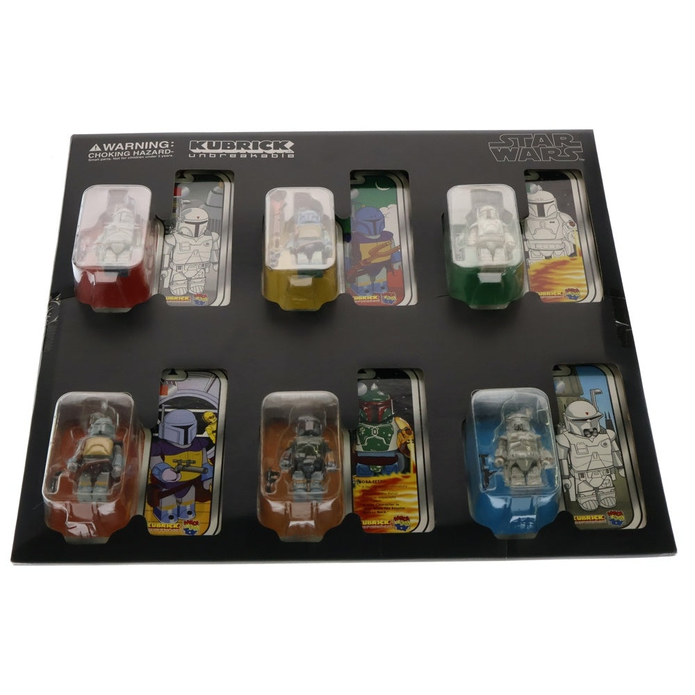 MEDICOM TOY(メディコムトイ) KUBRICK STAR WARS BOBA FETT COLLECTION SET OF 6 PCS COLLECTORS EDITION 100% キューブリック スターウォーズ ボバ フェット コレクション6パック フィギュア