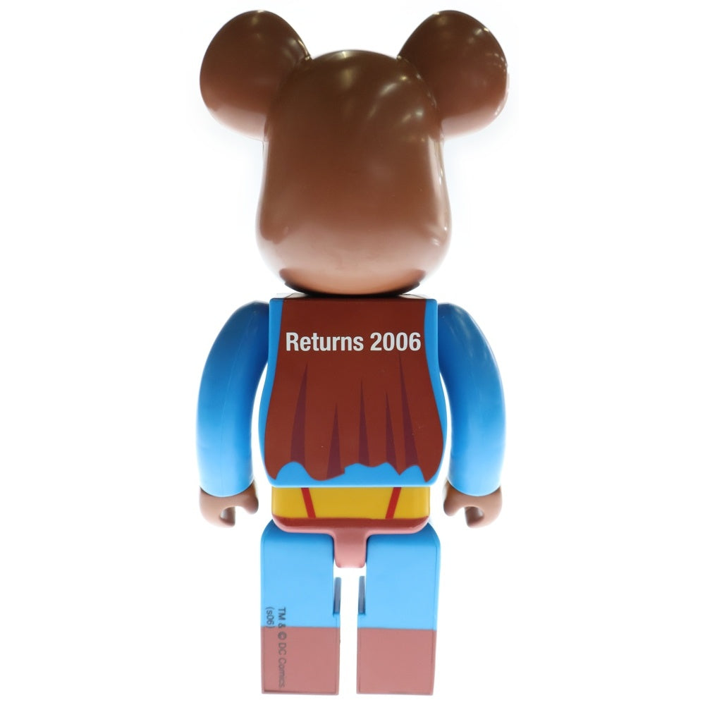MEDICOM TOY(メディコムトイ) BE@RBRICK SUPERMAN RETURNS 400% ベアブリック スーパーマン リターンズ 人形 フィギュア ブラウン/ブルー