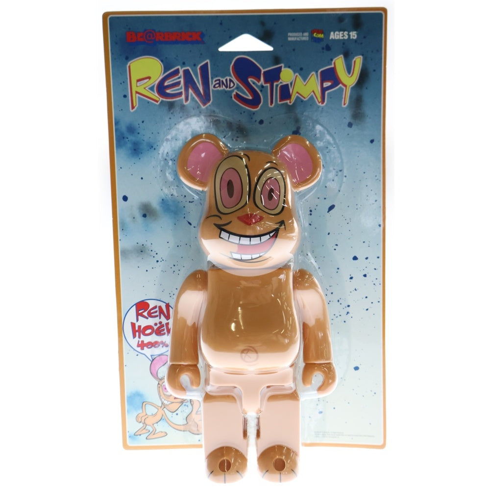 MEDICOM TOY(メディコムトイ) BE@RBRICK REN AND STIMPY 400% ベアブリック レン アンド スティンピー 人形 フィギュア ブラウン