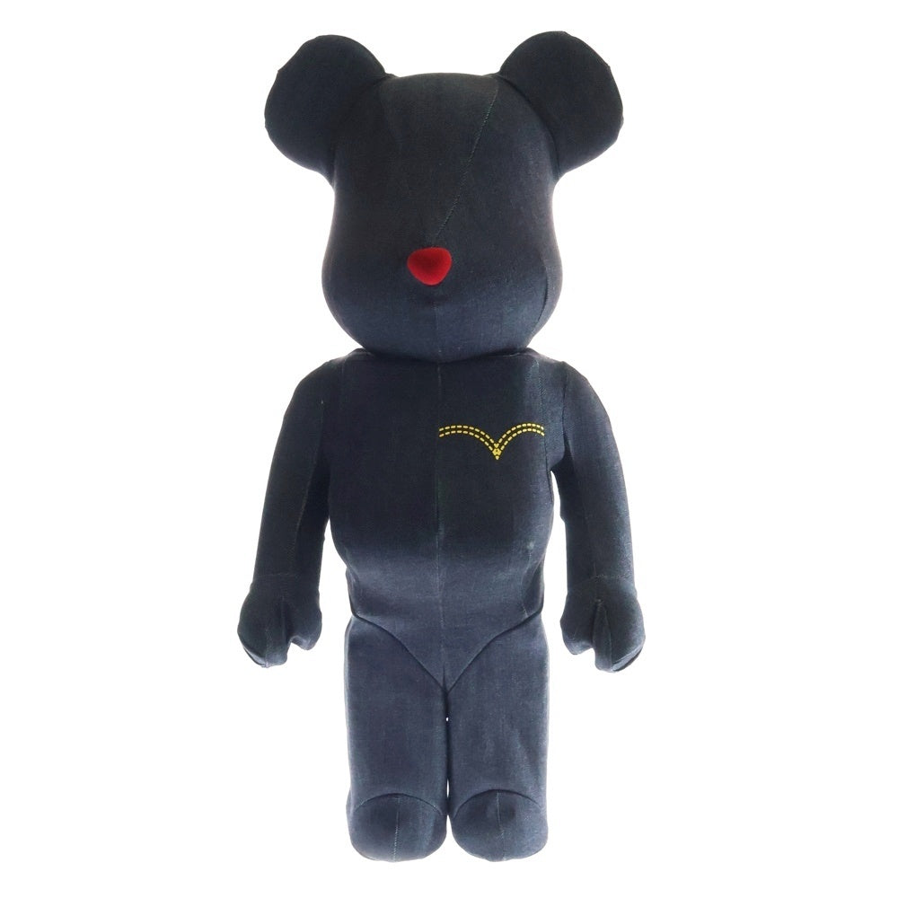 MEDICOM TOY(メディコムトイ) 501個限定 BE@RBRICK LEVI'S BLACK DENIM 1000% ベアブリック リーバイス ブラックデニム フィギュア 人形 ブラック