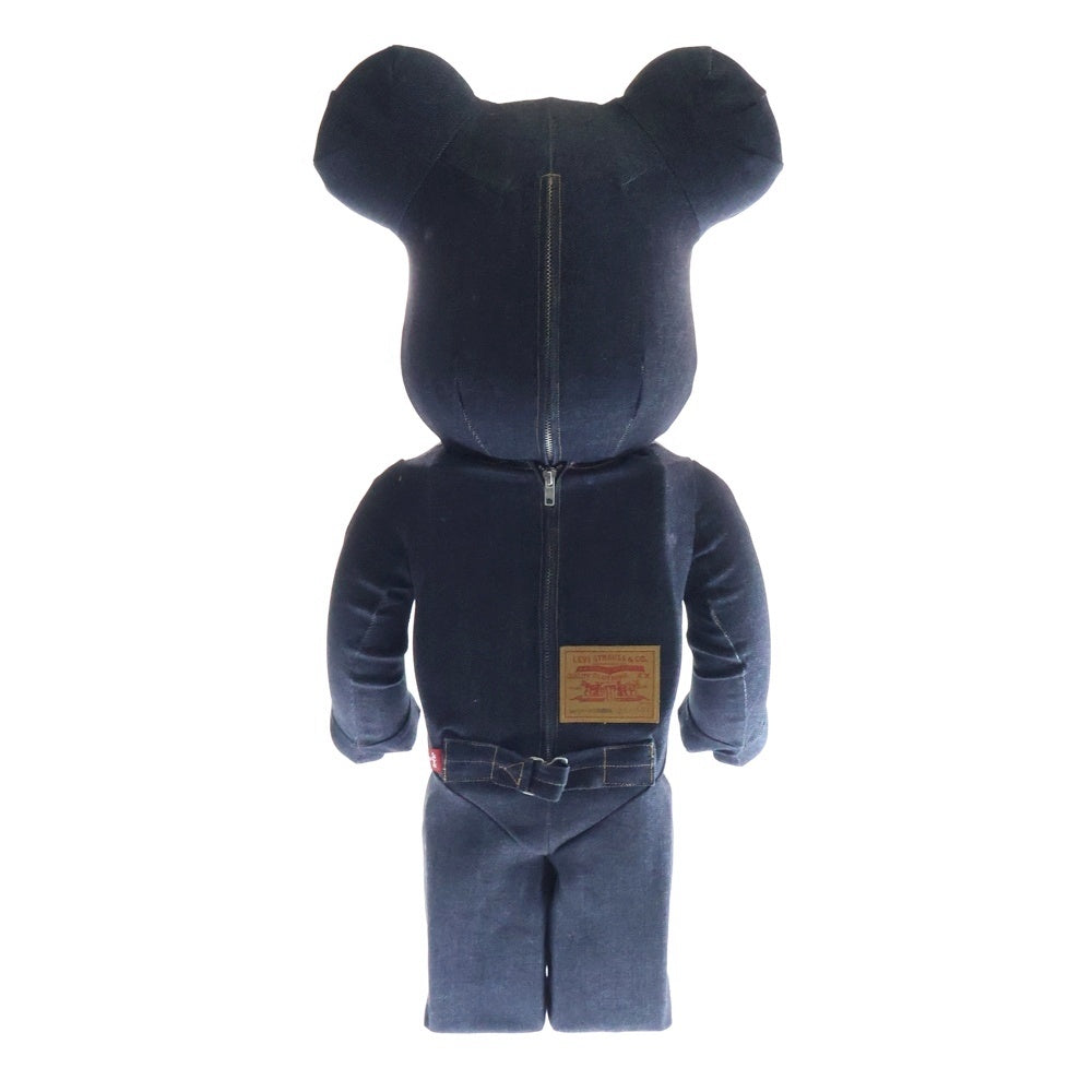 MEDICOM TOY(メディコムトイ) 501個限定 BE@RBRICK LEVI'S BLACK DENIM 1000% ベアブリック リーバイス ブラックデニム フィギュア 人形 ブラック