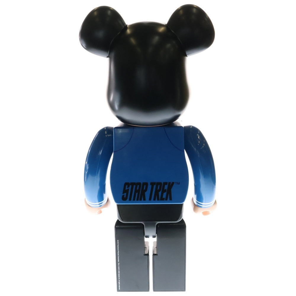 MEDICOM TOY(メディコムトイ) BE@RBRICK STER TREK SPOK 1000% ベアブリック スタートレック スポック フィギュア 人形 ブルー/ブラック