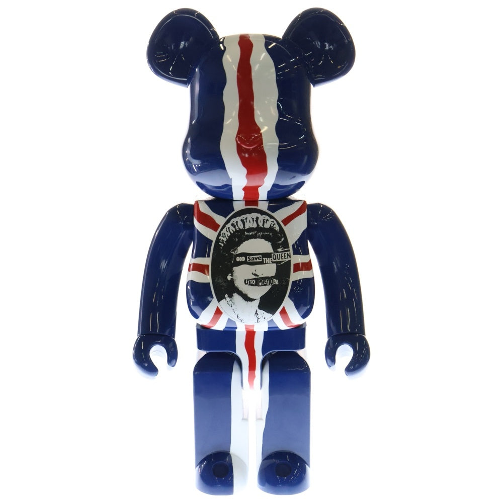 MEDICOM TOY(メディコムトイ) BE@RBRICK Sex Pistols God Save The Queen 1000% ベアブリック セックスピストルズ ゴッド セイヴ ザ クイーン フィギュア 人形 ブルー/レッド