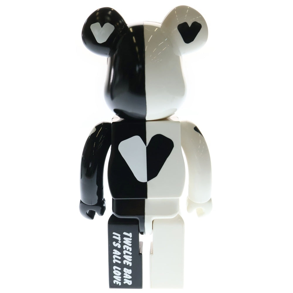 MEDICOM TOY(メディコムトイ) BE@RBRICK TWELVE BAR 400% ベアブリック トゥエルブバー フィギュア 人形 ブラック/ホワイト