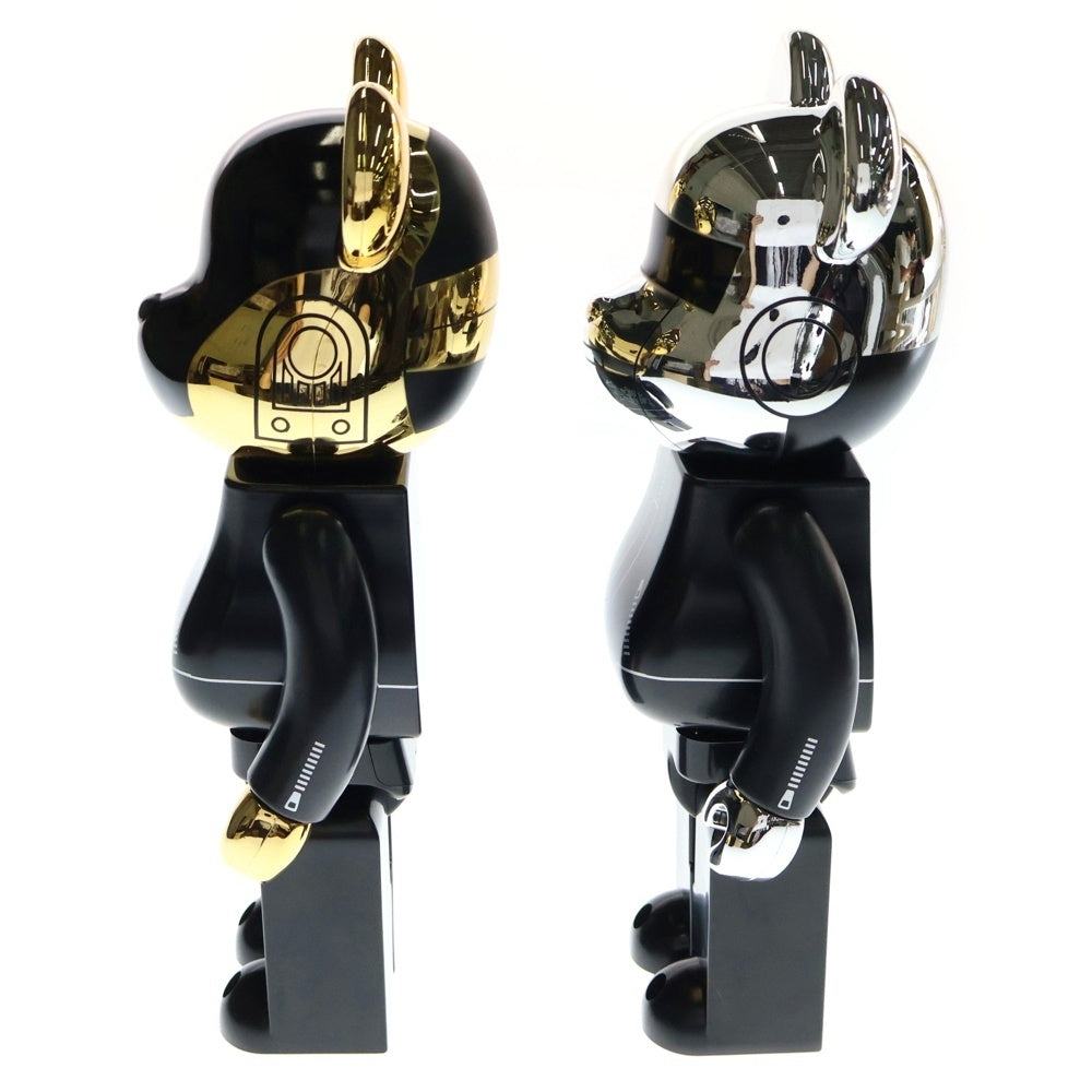 MEDICOM TOY(メディコムトイ) BE@RBRICK DAFT PUNK 2PACK HUMAN AFTER ALL 400% ベアブリック ダフトパンク フィギュア 人形 ブラック/ゴールド/シルバー
