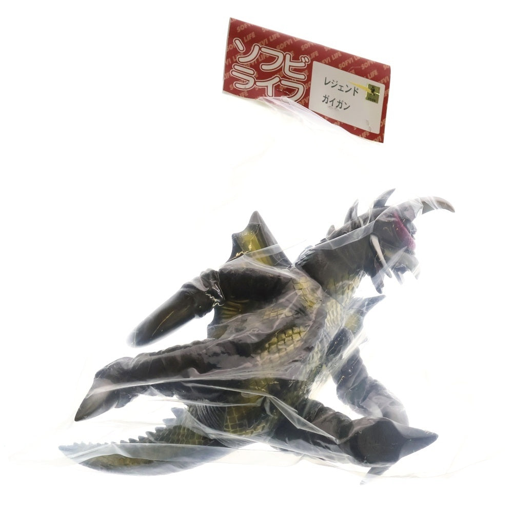 MEDICOM TOY(メディコムトイ) 2006 ソフビライフのかっこいい怪獣軍団 レジェンドガイガン ソフビ フィギュア 人形 ブラック/ゴールド