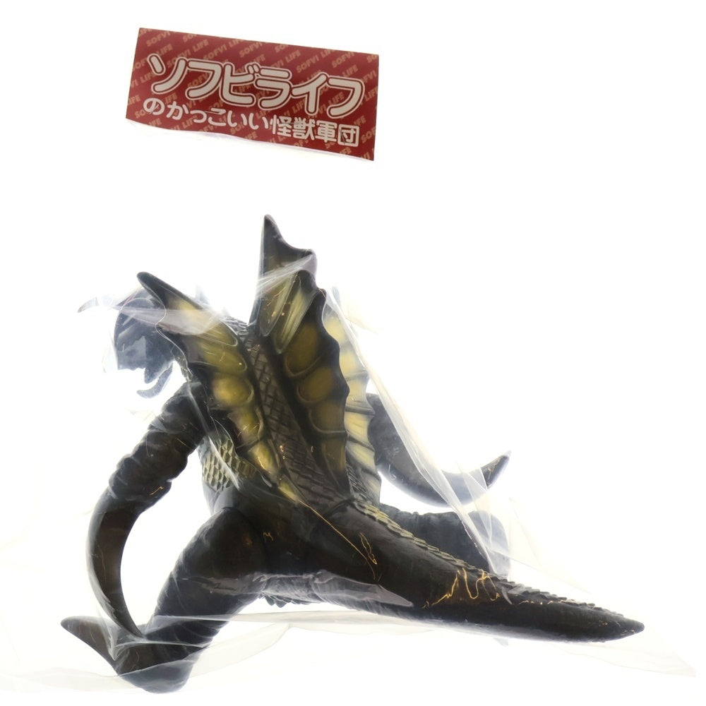 MEDICOM TOY(メディコムトイ) 2006 ソフビライフのかっこいい怪獣軍団 レジェンドガイガン ソフビ フィギュア 人形 ブラック/ゴールド