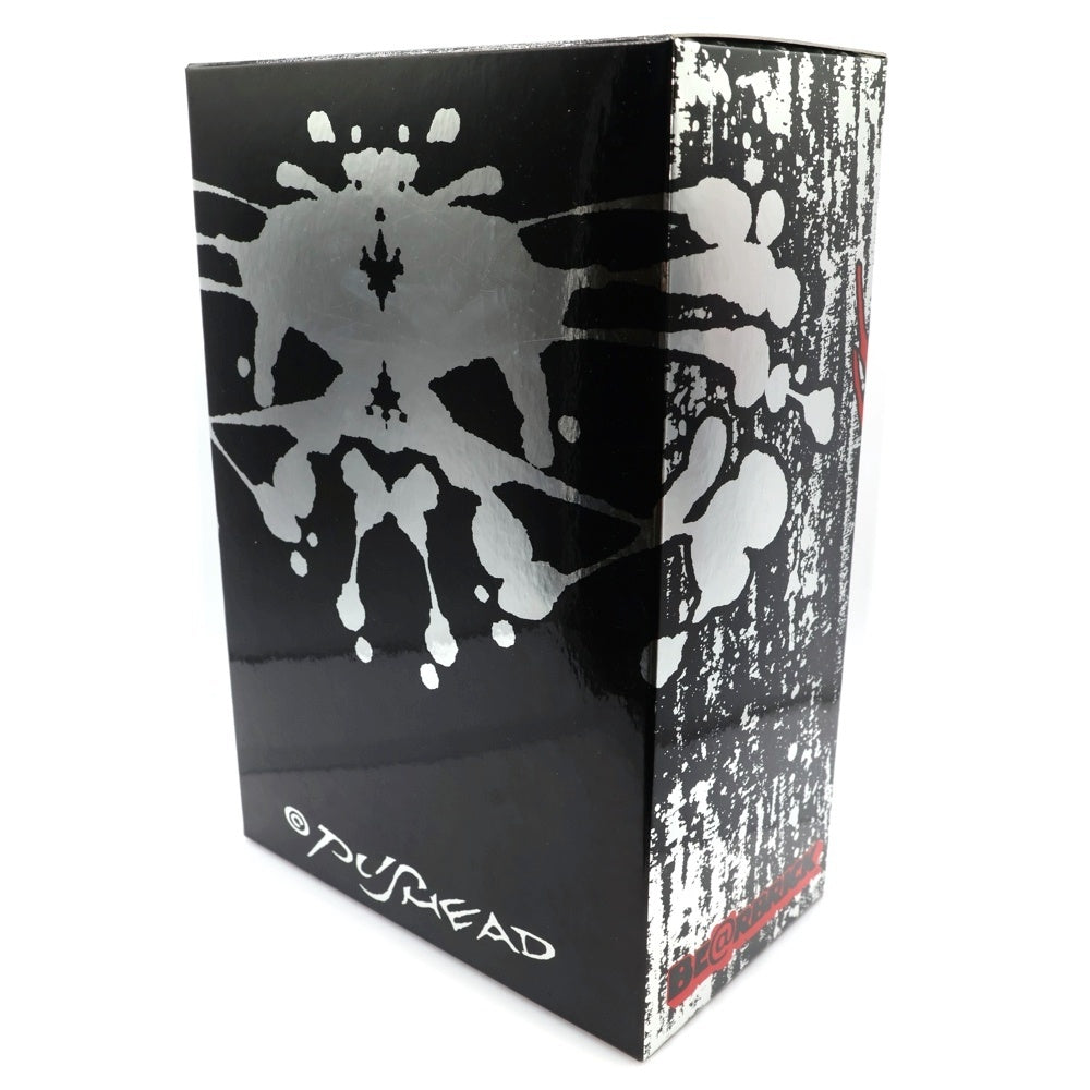 MEDICOM TOY(メディコムトイ) BE@RBRICK PUSHEAD SILVER ANNIVERSARY 100%&400% プッシード シルバーアニバーサリー フィギュア 人形 シルバー