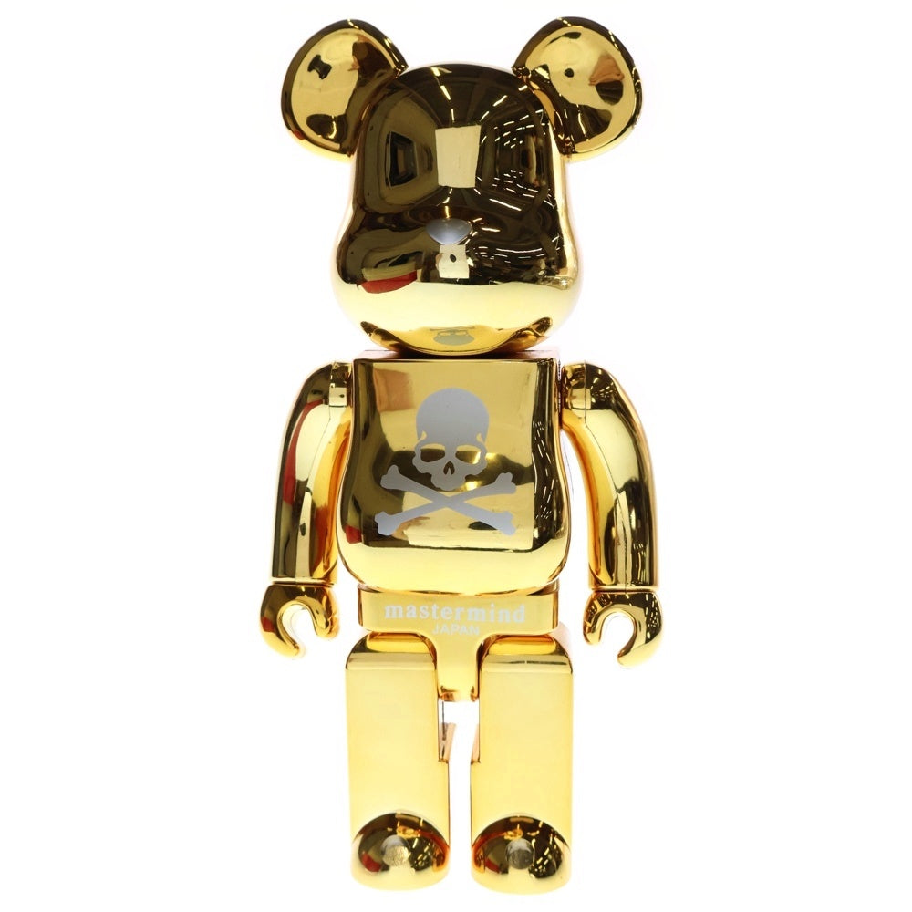 MEDICOM TOY(メディコムトイ) BE@RBRICK World Wide Tour mastermind JAPAN 400% ベアブリック ワールドワイドツアー マスターマインドジャパン フィギュア 人形 ゴールド