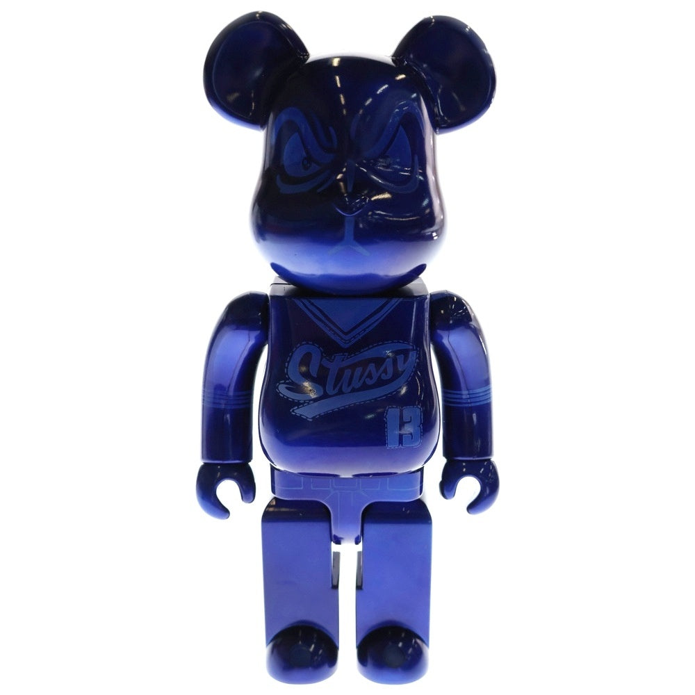 MEDICOM TOY(メディコムトイ) BE@RBRICK World Wide Tour STUUSY 400% ベアブリック ワールドワイドツアー ステューシー 人形 フィギュア ブルー