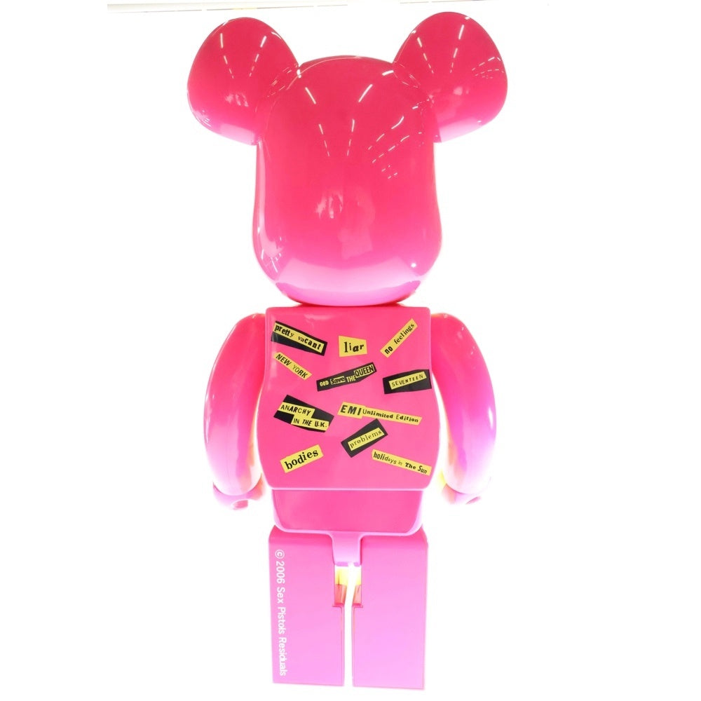 MEDICOM TOY(メディコムトイ) BE@RBRICK SEXPISTLES NEVER MIND THE BOLLOCKS Chrome Ver 1000% ベアブリック セックスピストルズ ネバーマインド ボロックス フィギュア 人形