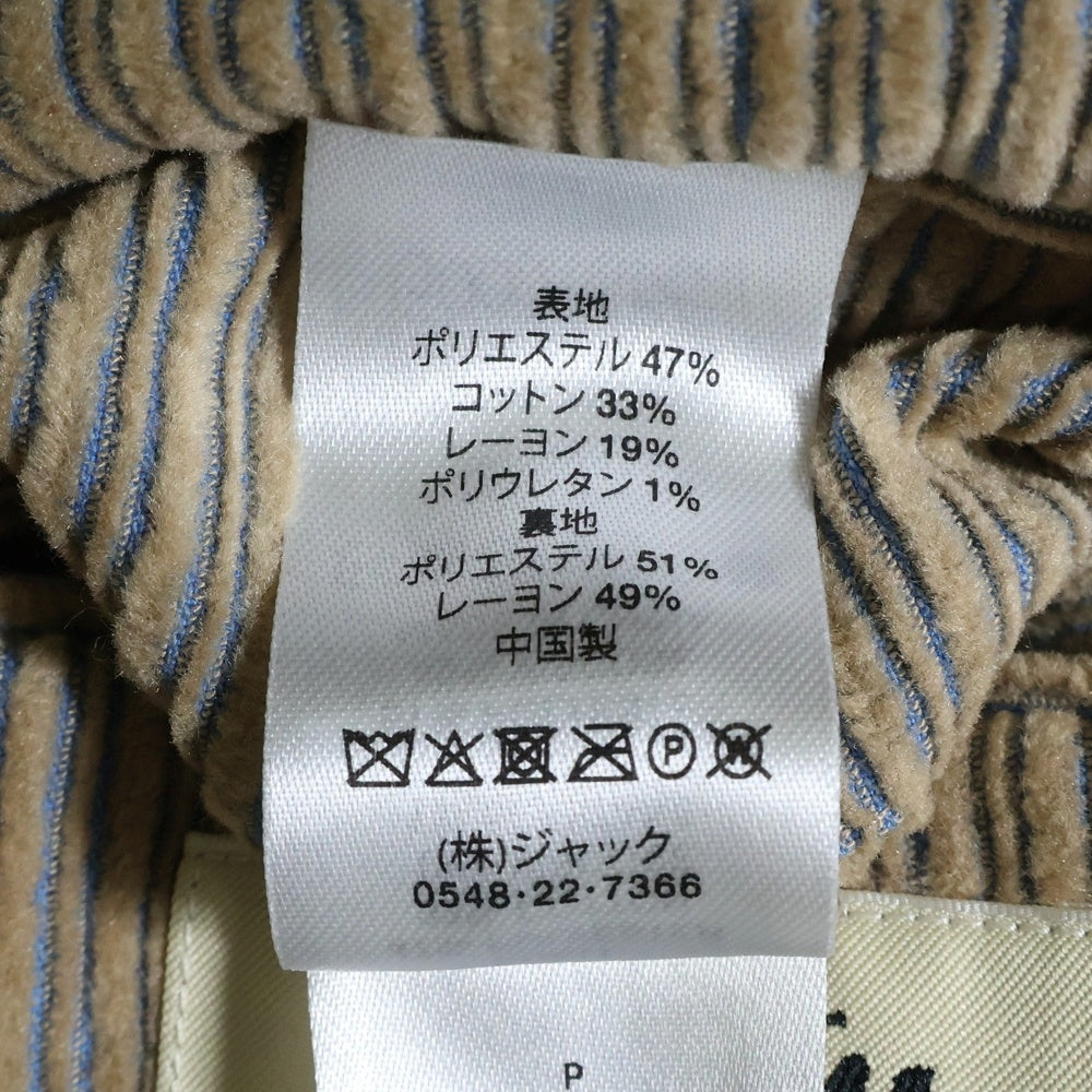 STUSSY(ステューシー) 23AW MIX WALE CORDUROY DOUBLE BREASTED BLAZER ミックスウェール コーデュロイロイ ダブルブレステッド ブレザー 6B テーラードジャケット ベージュ/ブルー