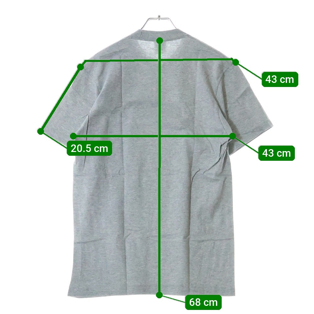 SUPREME(シュプリーム) 21SS×Emilio Pucci Box Logo Tee エミリオプッチ ボックスロゴプリント半袖Tシャツ カットソー グレー/ブルー