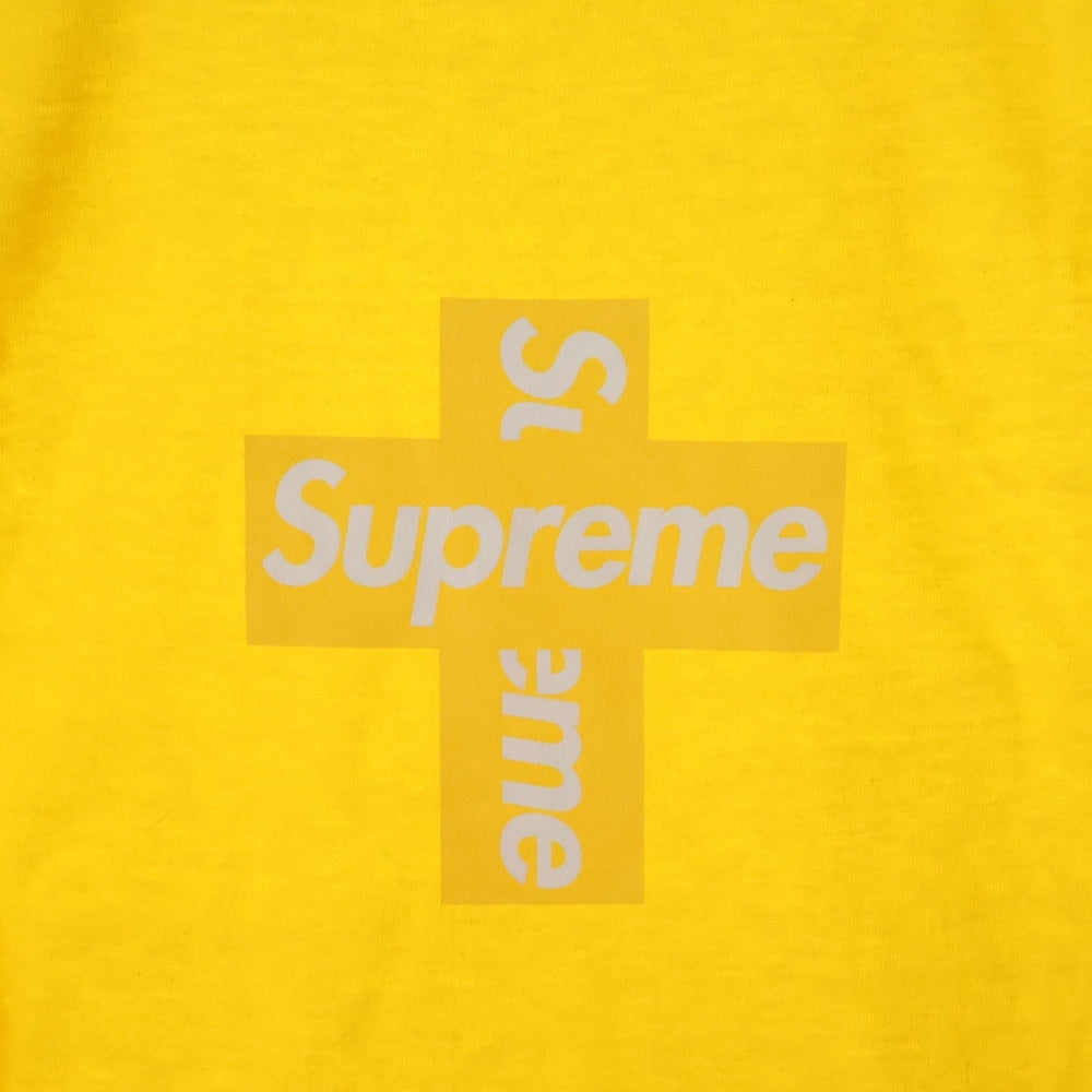 SUPREME(シュプリーム) 20AW Cross Box Logo Tee クロスボックスロゴ 半袖Tシャツ イエロー