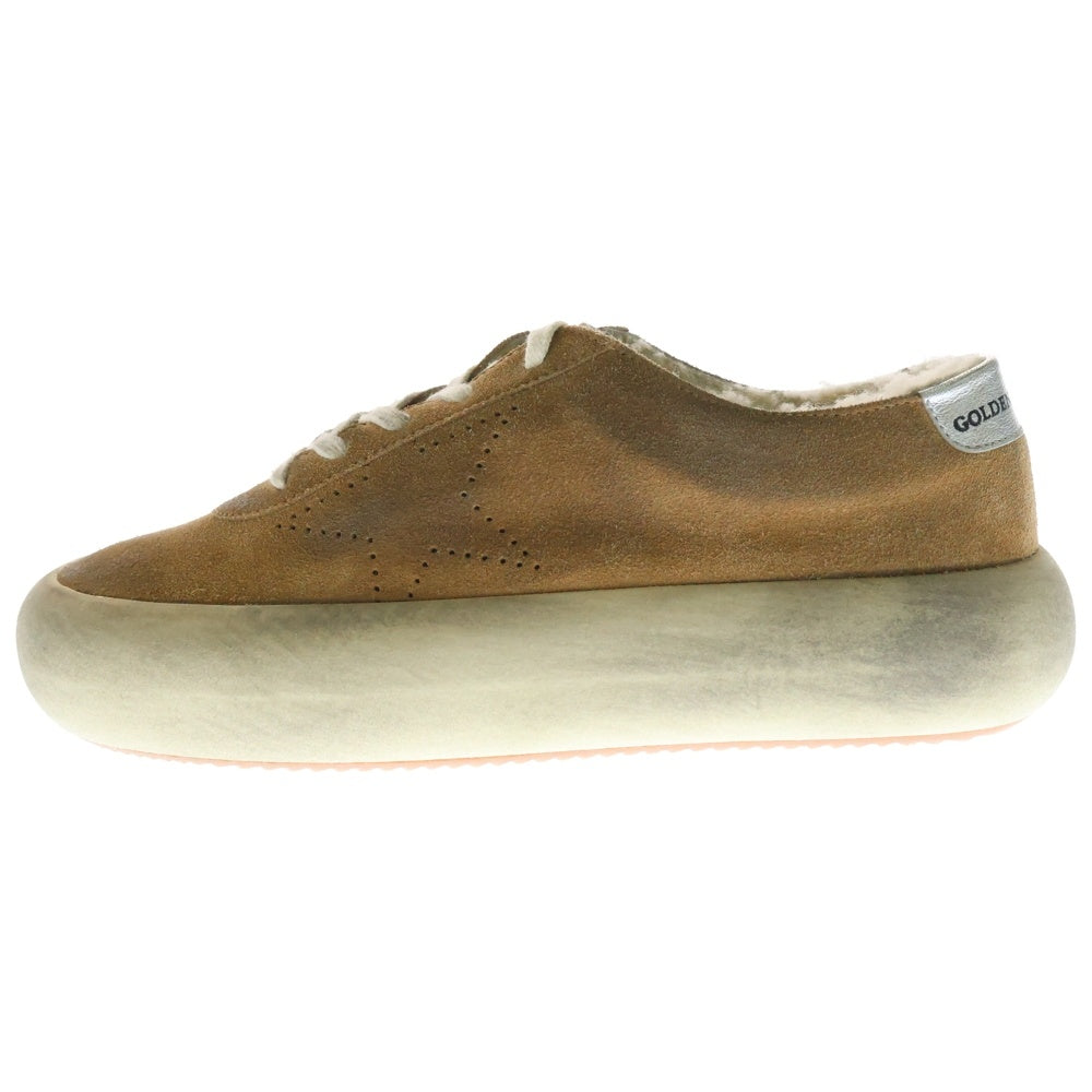 GOLDEN GOOSE DELUXE BRAND(ゴールデングースデラックスブランド) SPACE STAR スペース スター ボア スエード ローカットスニーカーブラウン レディース