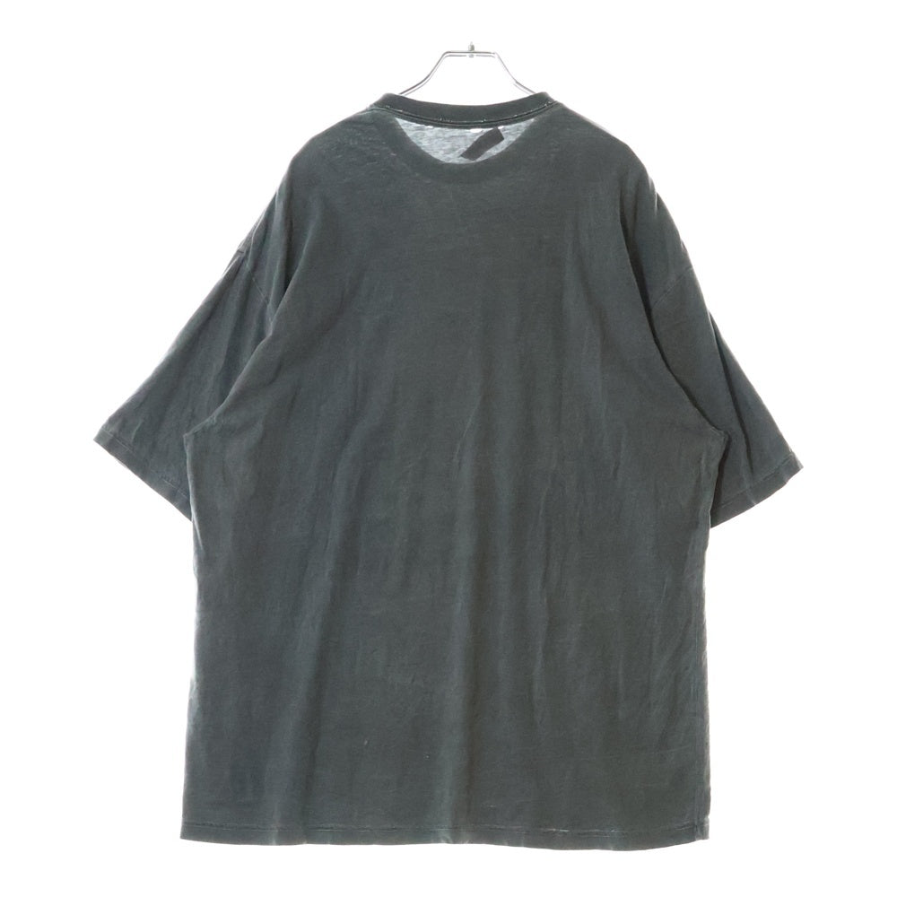 BALENCIAGA(バレンシアガ) 17AW Paris Tee パリス プリント クルーネック 半袖Tシャツ カットソー チャコールグレー 482382 TUK18