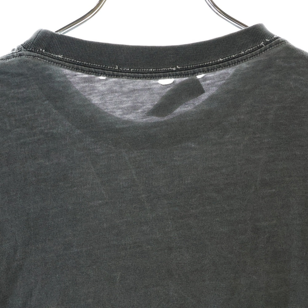 BALENCIAGA(バレンシアガ) 17AW Paris Tee パリス プリント クルーネック 半袖Tシャツ カットソー チャコールグレー 482382 TUK18