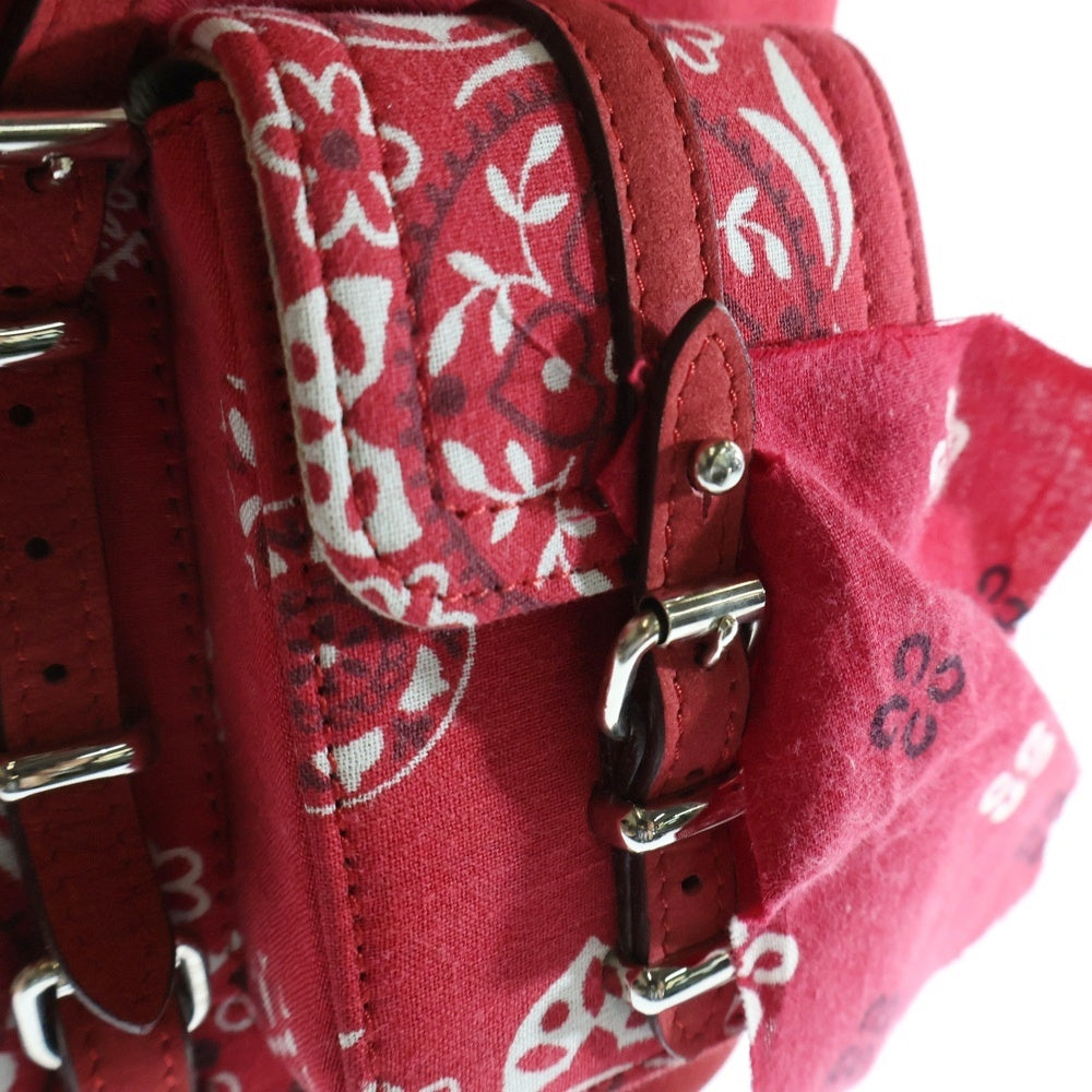READY MADE(レディメイド) FIELD PACK NANO バンダナ フィールド バックパック ナノ リュックサック レッド RE-CO-RD-00-00-104