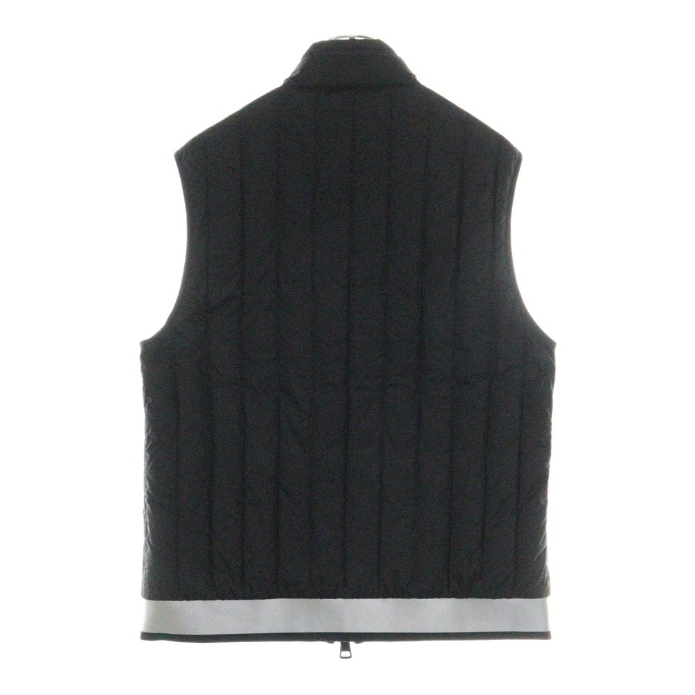MONCLER(モンクレール) 18SS ALASIA GILET アラシア ジレ フロントロゴパッチ リブ切替 ダウンベスト ブラック D109H4330405 57425
