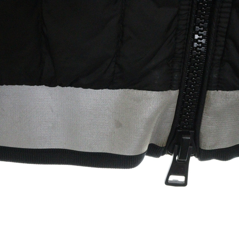 MONCLER(モンクレール) 18SS ALASIA GILET アラシア ジレ フロントロゴパッチ リブ切替 ダウンベスト ブラック D109H4330405 57425